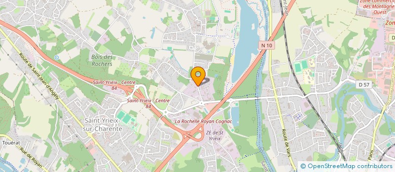 localisation de l'entreprise CHARENTES TP à SAINT-YRIEIX-SUR-CHARENTE