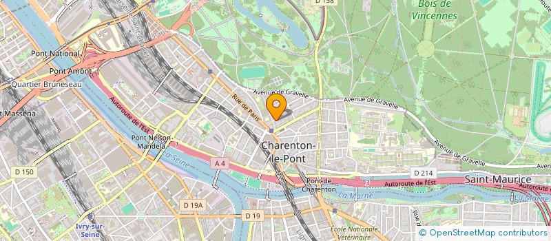 localisation de l'entreprise CHARENTON TRIATHLON  CHARENTON-LE-PONT