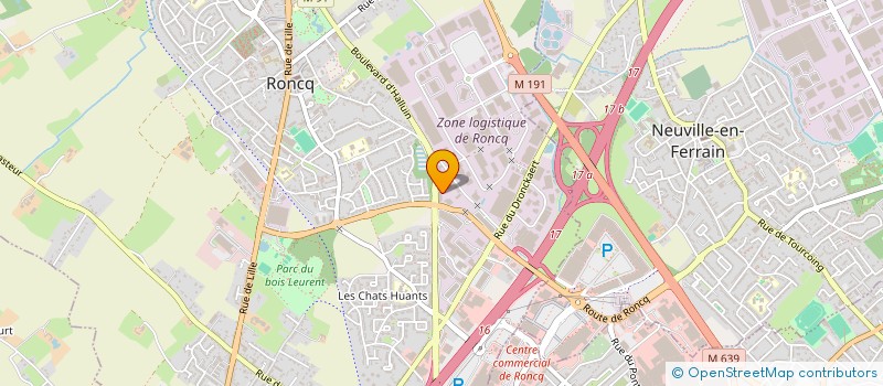 localisation de l'entreprise CHARETI à RONCQ