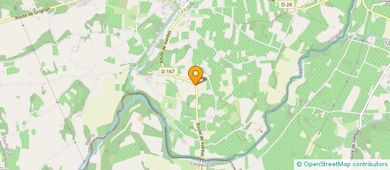 localisation de l'entreprise CHAREYRON  TAULIGNAN