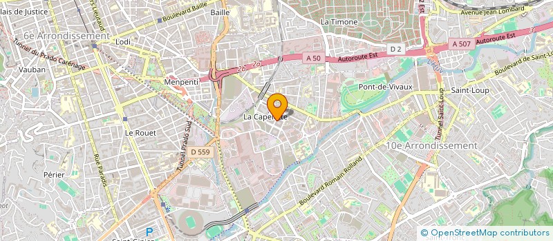 localisation de l'entreprise CHARFLO à MARSEILLE