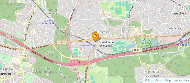 localisation de l'entreprise CHARGA à VAUCRESSON
