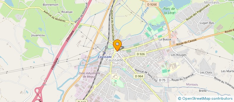 localisation de l'entreprise CHARGE CONNECT SERVICES à CAUSSADE