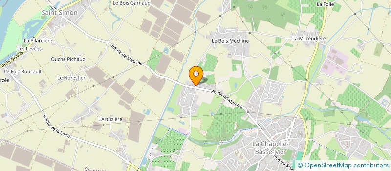 localisation de l'entreprise CHARGE MARINE SARL  DIVATTE-SUR-LOIRE