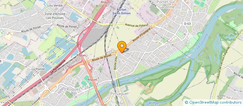 localisation de l'entreprise CHARGE SERVICE à PORTET-SUR-GARONNE