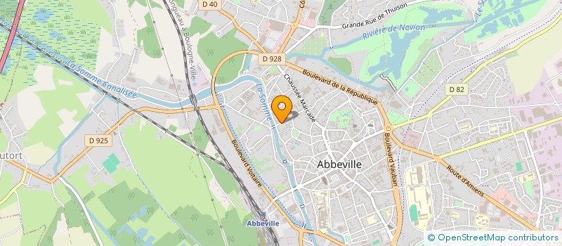 localisation de l'entreprise CHARGENIE à ABBEVILLE