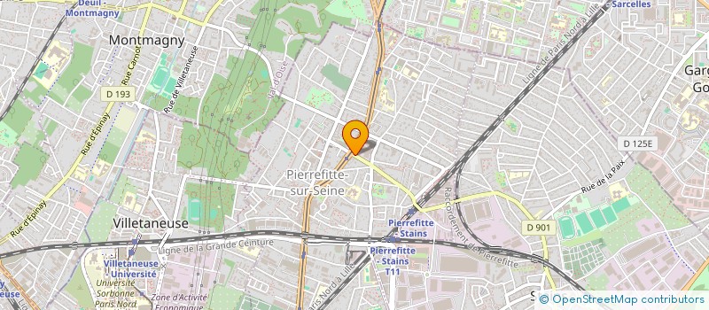 localisation de l'entreprise CHARGEPOINT à PIERREFITTE-SUR-SEINE