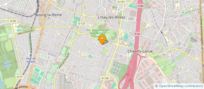 localisation de l'entreprise CHARIDINE IMMOBILIER ROUBAIX STUD  L'HAY-LES-ROSES