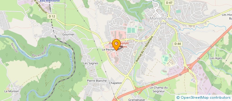 localisation de l'entreprise CHARINE  MONISTROL-SUR-LOIRE