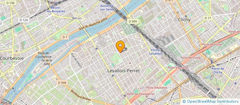 localisation de l'entreprise CHARIOO à LEVALLOIS-PERRET