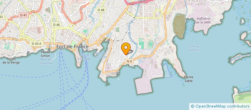 localisation de l'entreprise CHARIOT & CO  FORT-DE-FRANCE