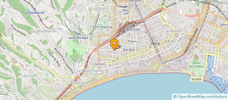 localisation de l'entreprise CHARISME DEVELOPPEMENT CONSULTING à NICE