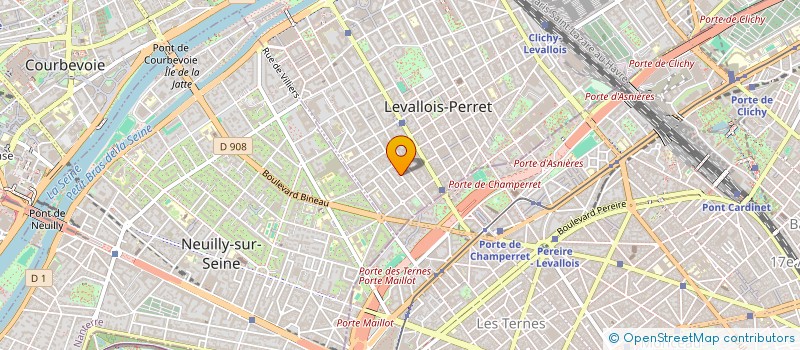 localisation de l'entreprise CHARISME DURABLE à LEVALLOIS-PERRET