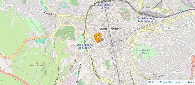 localisation de l'entreprise CHARITAT CLOTILDE  SAINT-ETIENNE