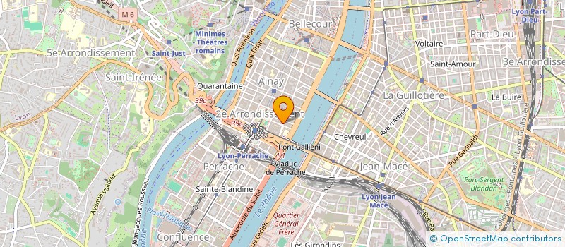 localisation de l'entreprise CHARITE VILLAGE à LYON
