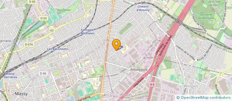 localisation de l'entreprise CHARITY SUPPORT à ANTONY