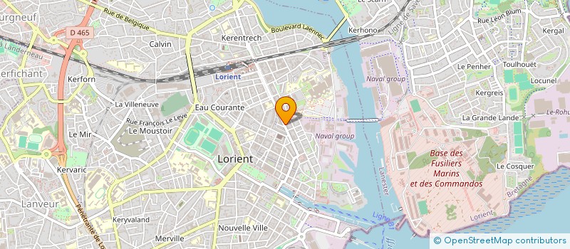 localisation de l'entreprise CHARIVARI à LORIENT