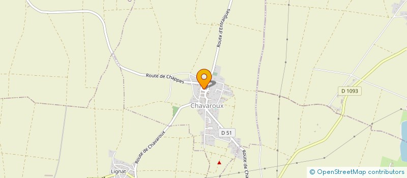 localisation de l'entreprise CHARIVARI  CHAVAROUX