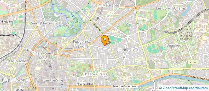 localisation de l'entreprise CHARK à RENNES