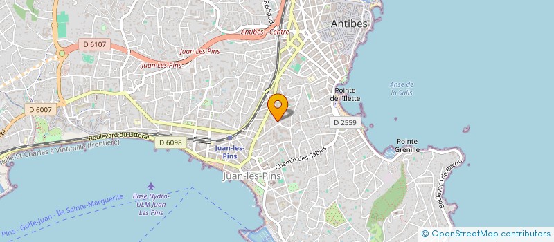 localisation de l'entreprise CHARKENDO à ANTIBES