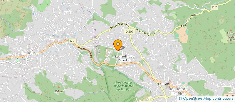 localisation de l'entreprise CHARL  ROQUEFORT-LES-PINS