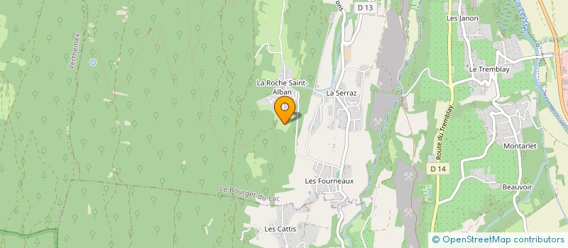 localisation de l'entreprise CHARL  LE BOURGET-DU-LAC