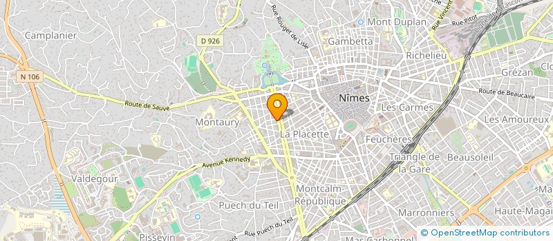 localisation de l'entreprise CHARL'OSC à LUNEL