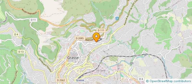 localisation de l'entreprise CHARLAIN à GRASSE
