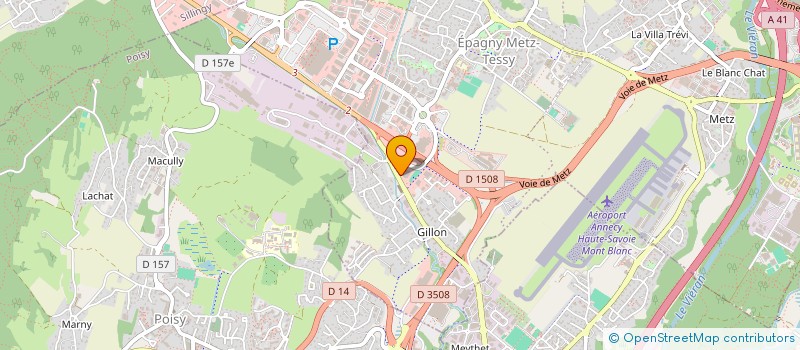 localisation de l'entreprise CHARLANNA  EPAGNY METZ-TESSY