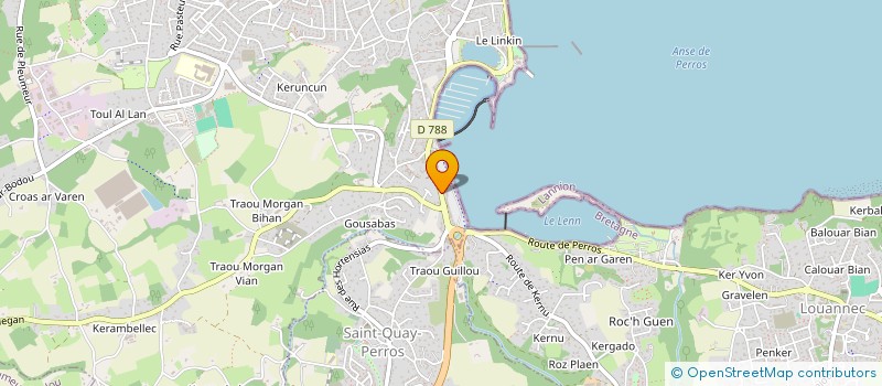 localisation de l'entreprise CHARLANNE  PERROS-GUIREC