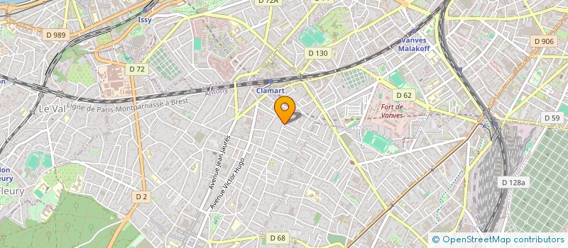localisation de l'entreprise CHARLANTOINE à CLAMART