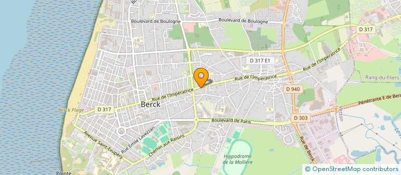 localisation de l'entreprise CHARLATE & BASTIEN à BERCK