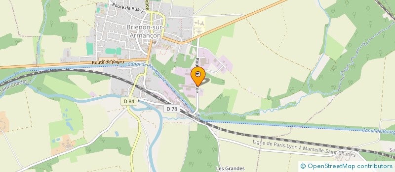 localisation de l'entreprise CHARLATTE MANUTENTION à BRIENON-SUR-ARMANCON