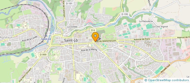 localisation de l'entreprise CHARLAU  SAINT-LO