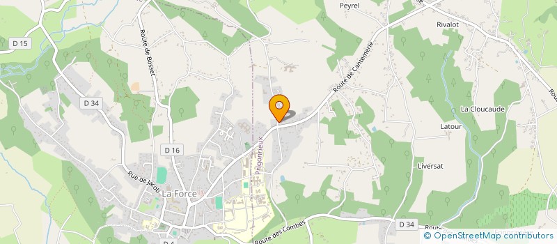 localisation de l'entreprise CHARLAUX  PRIGONRIEUX