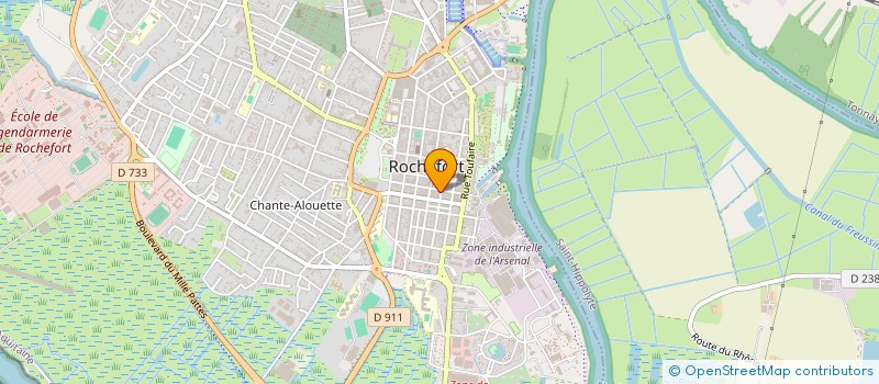 localisation de l'entreprise CHARLECIE  LE GRAND-VILLAGE-PLAGE