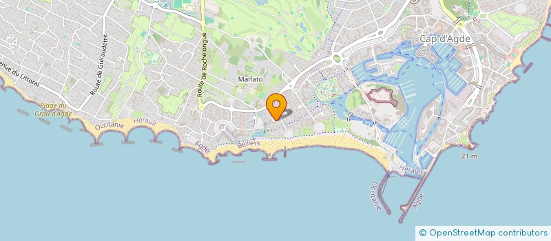 localisation de l'entreprise CHARLELEC  AGDE