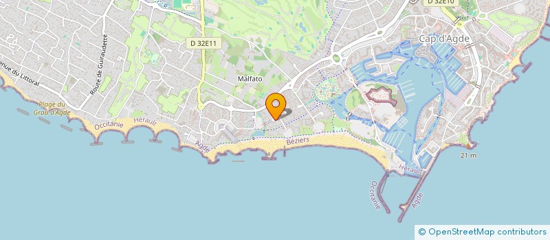 localisation de l'entreprise CHARLELEC  AGDE