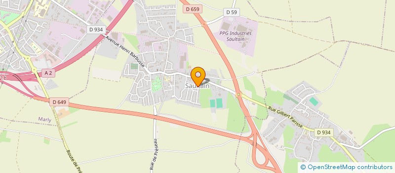 localisation de l'entreprise CHARLELIE  SAULTAIN