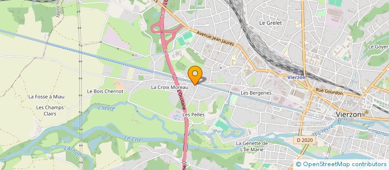 localisation de l'entreprise CHARLELYSCREATION  VIERZON