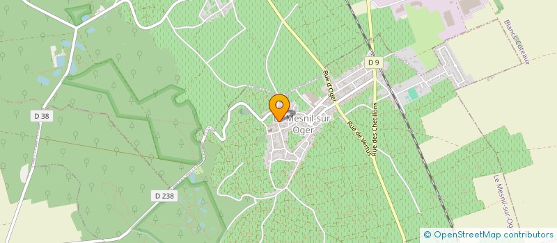 localisation de l'entreprise CHARLEMAGNE  LE MESNIL-SUR-OGER