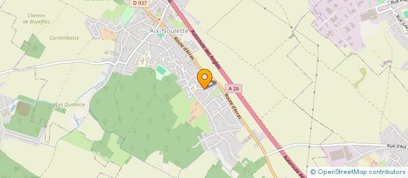 localisation de l'entreprise CHARLEMAGNE  AIX-NOULETTE