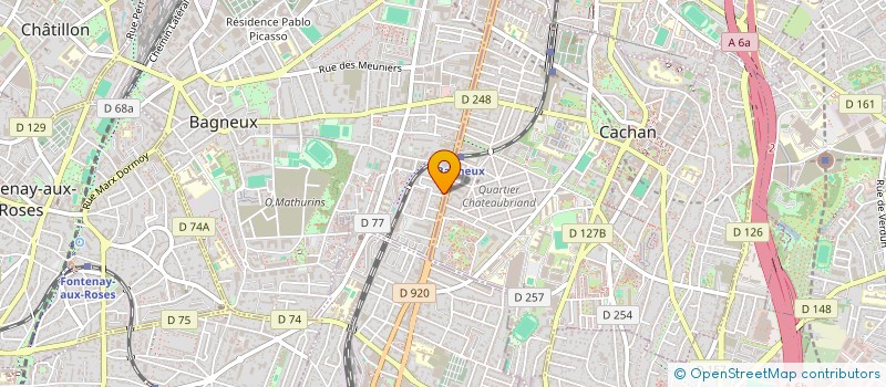 localisation de l'entreprise CHARLEMAGNE à BAGNEUX