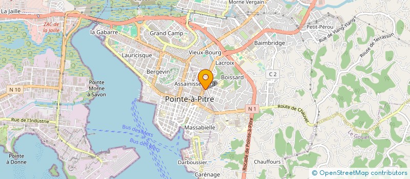 localisation de l'entreprise CHARLEMAGNE LOCATION  LES ABYMES