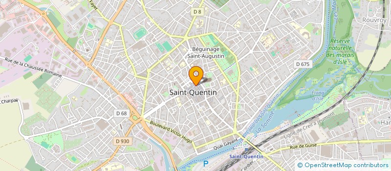 localisation de l'entreprise CHARLENE à SAINT-QUENTIN