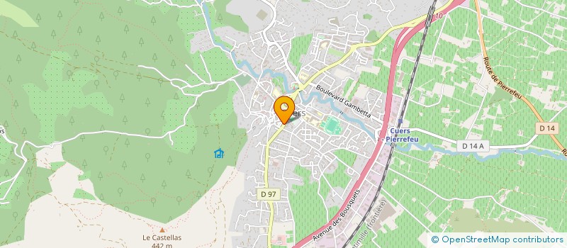 localisation de l'entreprise CHARLENE AUTO à CUERS