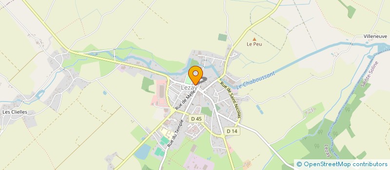 localisation de l'entreprise CHARLENE GIRARD  LEZAY