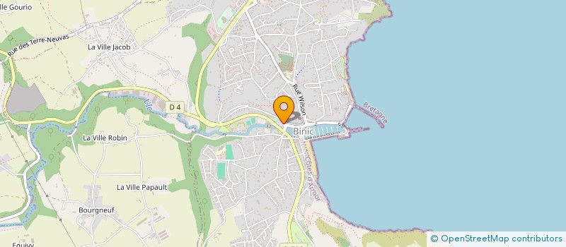 localisation de l'entreprise CHARLENE GONTIER à BINIC-ETABLES-SUR-MER