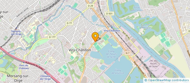 localisation de l'entreprise CHARLENE HOLDING à VIRY-CHATILLON