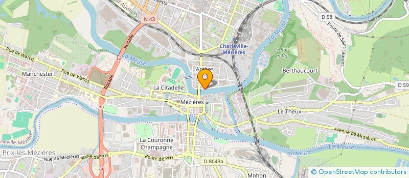 localisation de l'entreprise CHARLENE PICHON, HUISSIER DE JUSTICE  CHARLEVILLE-MEZIERES